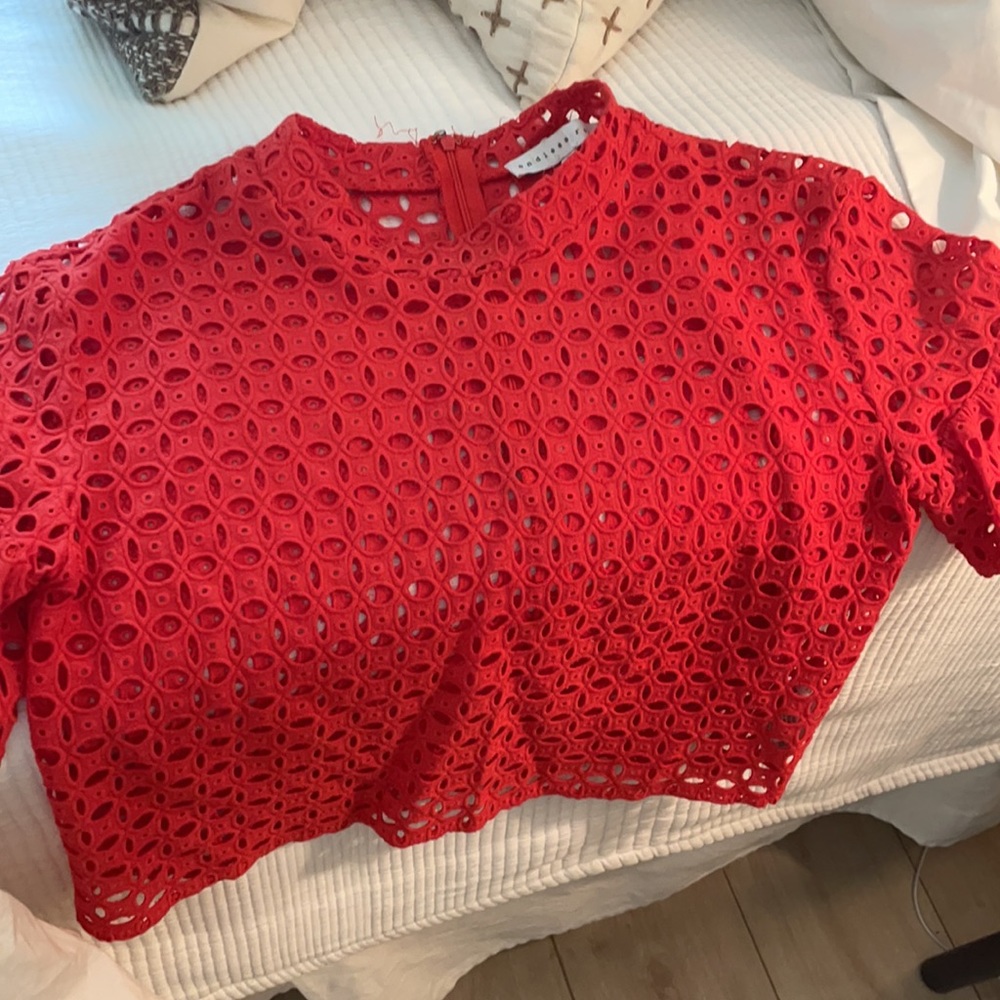 Mesh red top - Picture 2 of 3